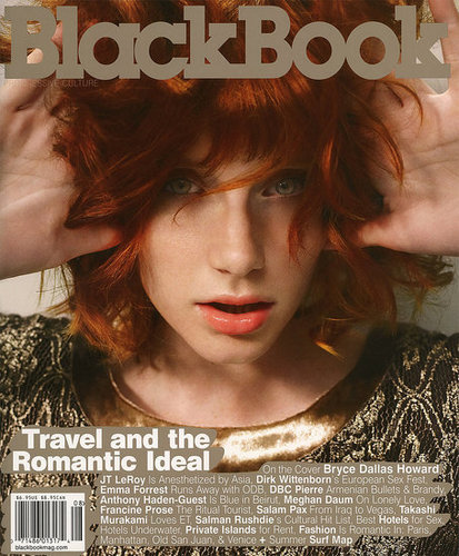 Bryce Dallas Howard - Black Book photoshoot