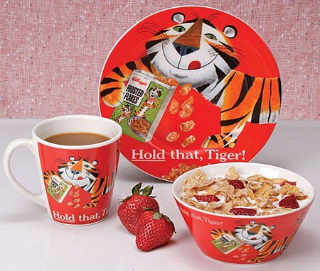 Kellogg's Tony the Tiger Breakfast Set - Orange at Tabula Tua