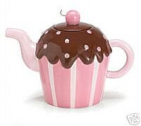 cupcake and teapot