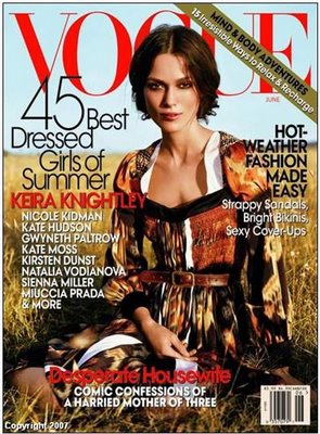 What's the Best Vogue Cover - June 2007? (My vote goes to Italy!)
