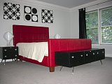 Panton Inspired bedroom