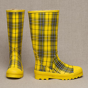 yellow croc wellies