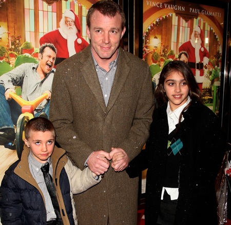 Guy Ritchie brought Lourdes and Rocco to the London premiere of "Fred Claus"