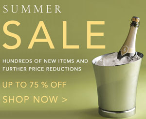 Sale Alert: Serious Summer Sale at Gump's