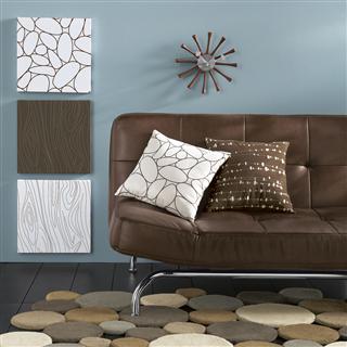 Nice and New: Chiasso Pebbles Rug and Pillow