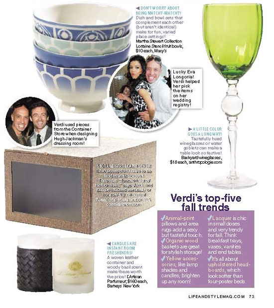 Robert Verdi's Top Five Fall Trends