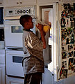 Your Refrigerator Door: Totally Bare or Covered in Stuff?