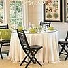 Room Therapy: Round Glass-Topped Particleboard Table
