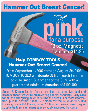 Rethinking Pink: Pink for a Purpose Hammer