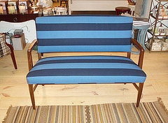 Casa Craving Recap: Blue Striped Danish Bench