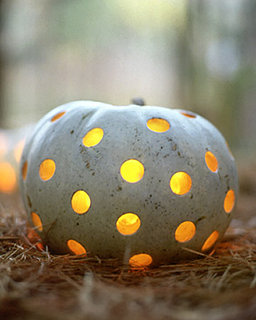 Aside: Pumpkins Go Geometric for Party Decor