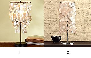 Less or More: Capiz Table Lamps