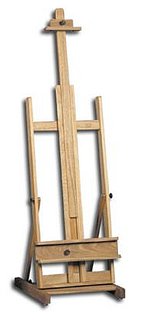 Cool Idea: Easels Outside of the Studio