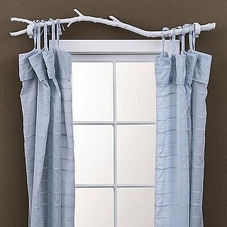DIY: Tree Branch Curtain Rod