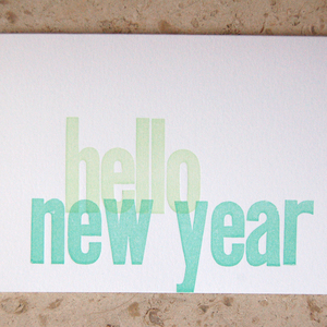 Holiday Card Guide: Hello New Year