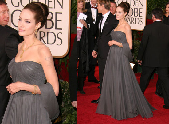 The Golden Globes Red Carpet: Angelina Jolie