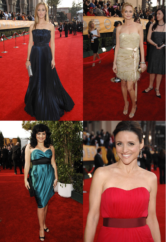 SAG Awards Red Carpet: Strapless & Belted