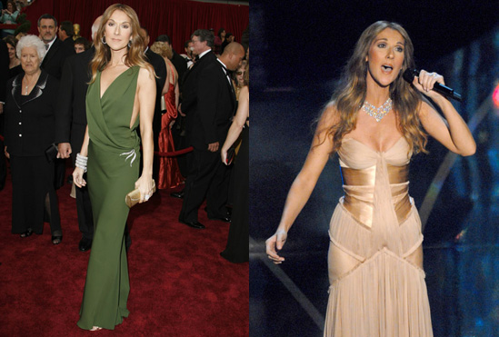 Oscars Poll: Which Celine Dion Gown Was Most Fab?