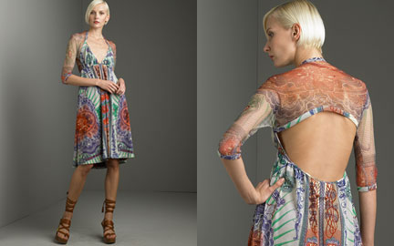 Jean Paul Gaultier Printed Slip Dress: Love It Or Hate It?