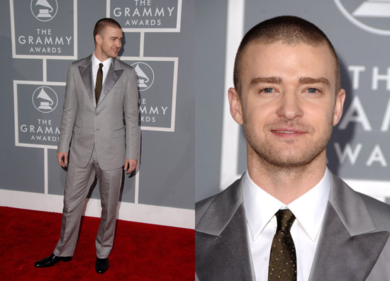 The Grammys Red Carpet: Justin Timberlake