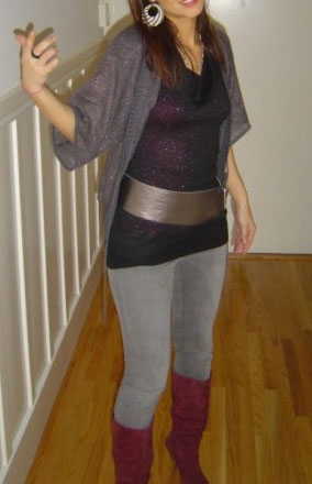 Look of the Day: Cold-Weather Clubbing Look of the Day: Cold-Weather Clubbing