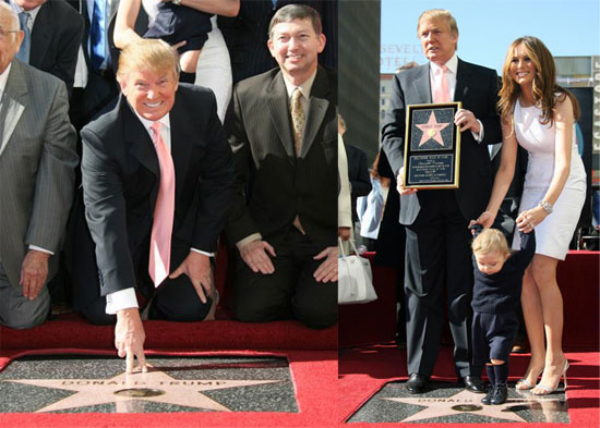 Trump Buys Himself a Star on the Walk of Fame