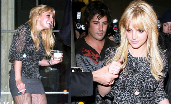 Britney Gets Greasy with Brandon