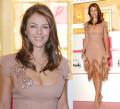 Liz Lights up in Gold for Pink