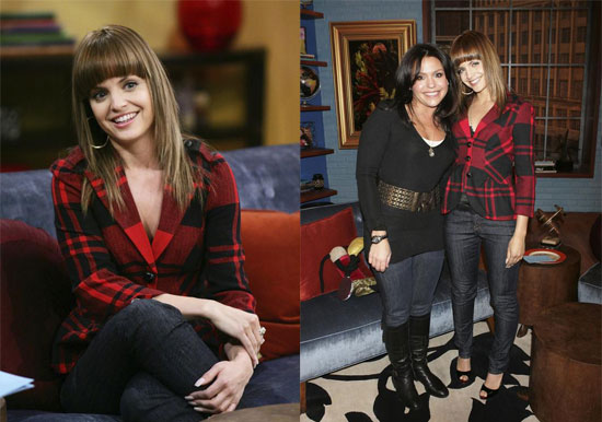 Mena All Banged Up On Rachael Ray