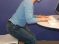Work it Girl: At Your Desk Squat