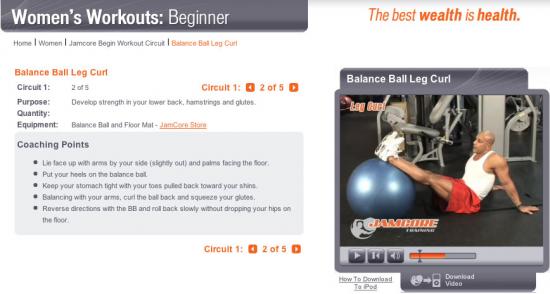 Jamcore Fitness Video Podcasts