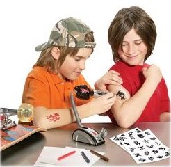 Funny or stupid? Toy tattoo gun for kids