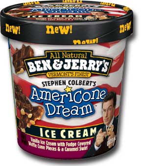 Ice Cream Moves Colbert Closer to World Domination