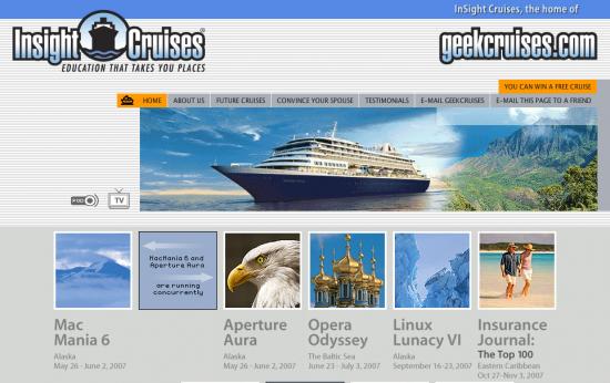 Website Of The Day: Geekcruise.com