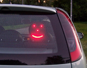 Totally Geeky or Geek Chic? Driving LED Emoticon