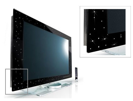 Totally Geeky or Geek Chic? Yalos Diamond TV set