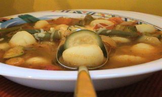 Monday's Leftovers: Italian Vegetable Soup with Gnocchi