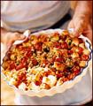 Colorful Side: Garlicky Cherry Tomato Bread Gratin