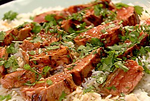 Today's Special: Sake Salmon and Rice Today's Special: Sake Salmon and Rice