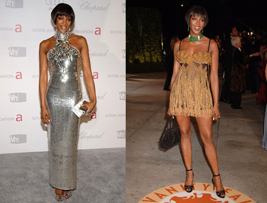 Oscars Poll: Which Naomi Campbell Dress Was The Most Fab?