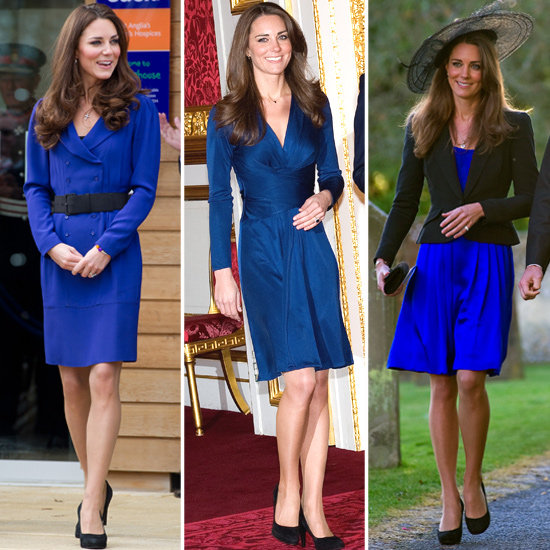 Kate Middleton in Royal Blue Dresses | POPSUGAR Fashion UK