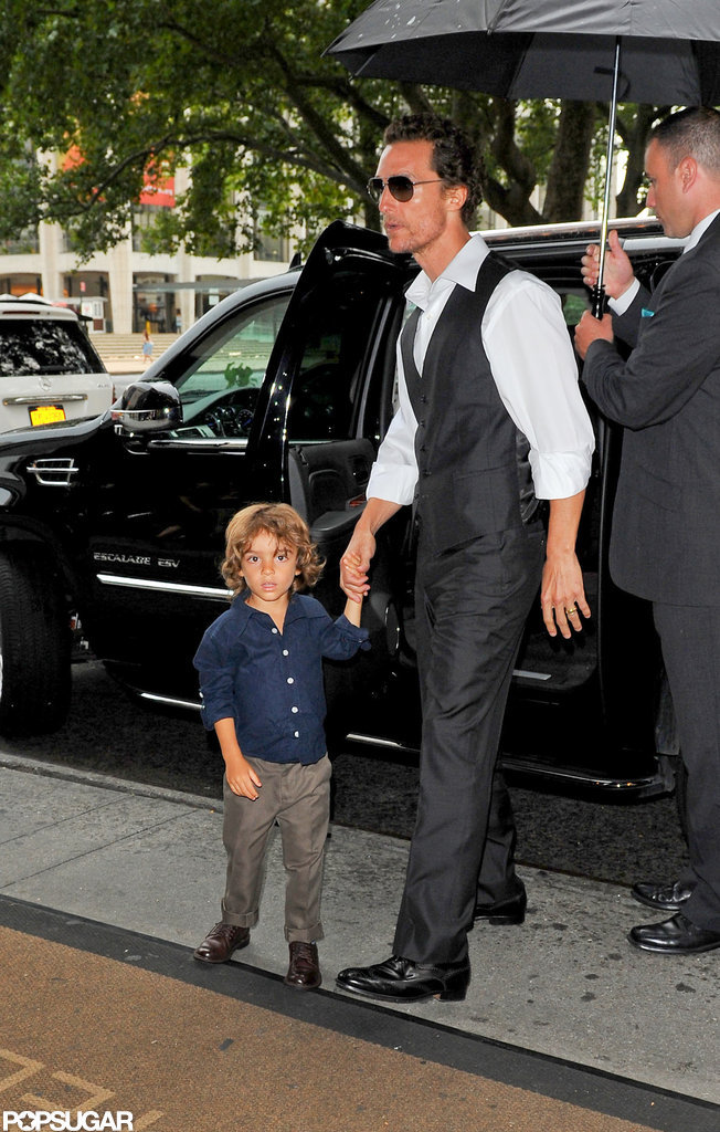 Matthew McConaughey and Levi McConaughey in NYC Pictures | POPSUGAR ...