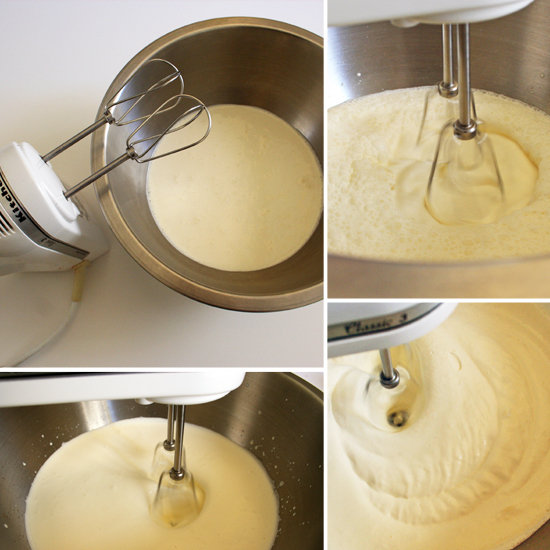 How to make whipped cream, by hand and with a hand mixer