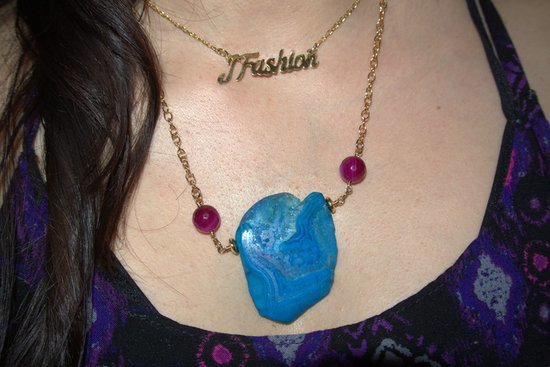 Capas de collares: collar personalizado y collar con agatha #Jfashionblog