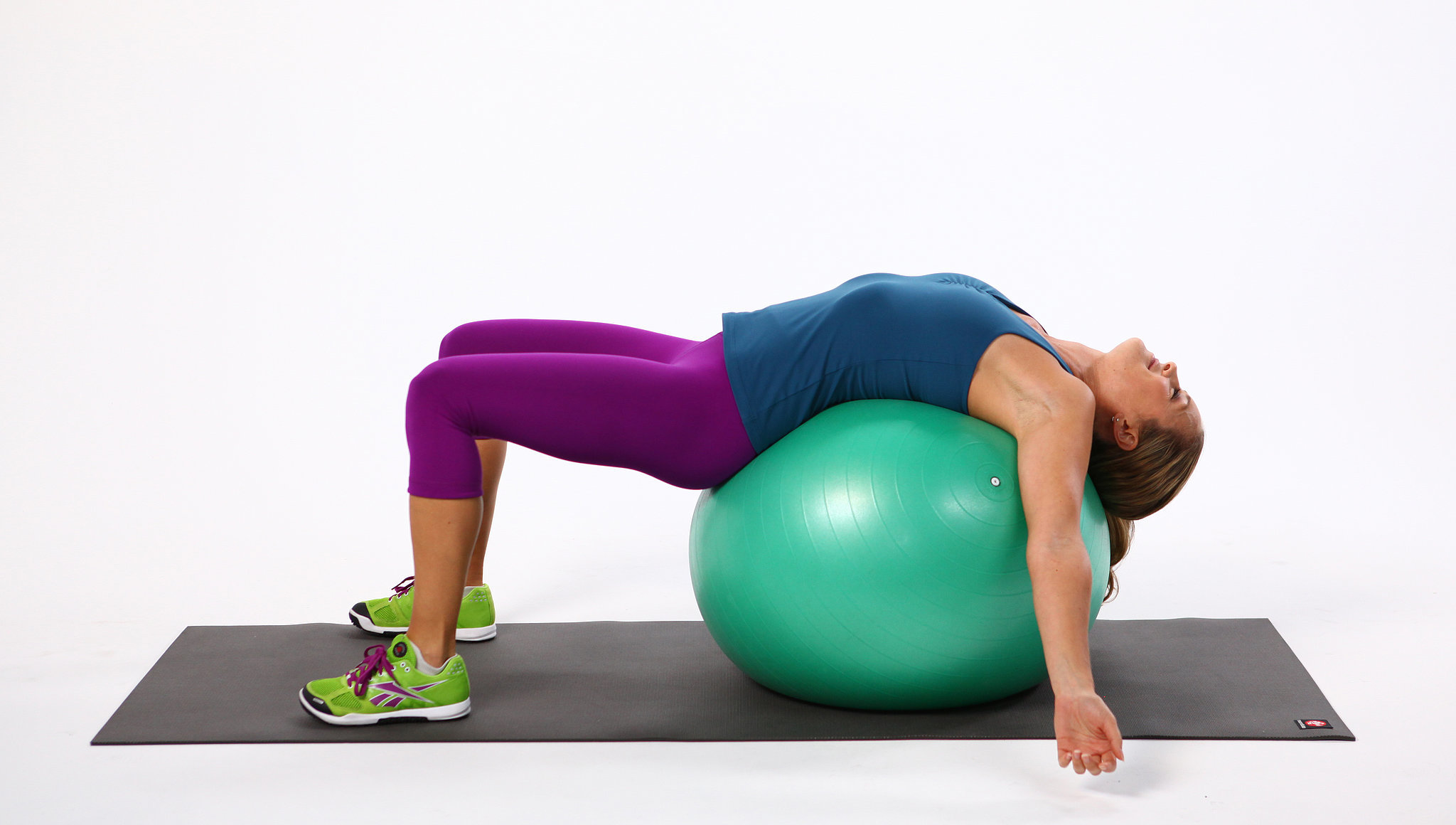 yoga ball abs