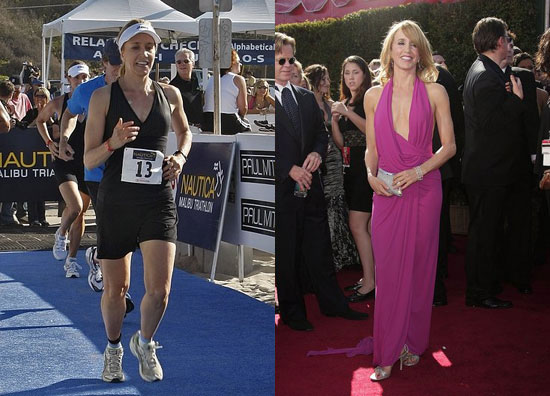 Felicity Huffman Tries a Tri | POPSUGAR Fitness